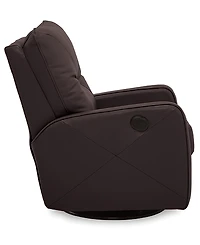 Finchley Leather Power Swivel Glider Recliner