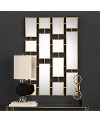 Uttermost Kennon Forged Gold Rectangles Mirror