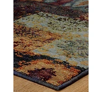 Oriental Weavers Andorra Patchwork 2'6" x 12' Runner Rug