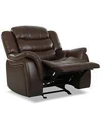 Olyena Faux Leather Glider Recliner