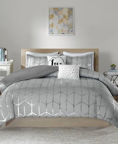 Intelligent Design Raina 4-Pc. Duvet Cover Set, Twin/Twin Xl