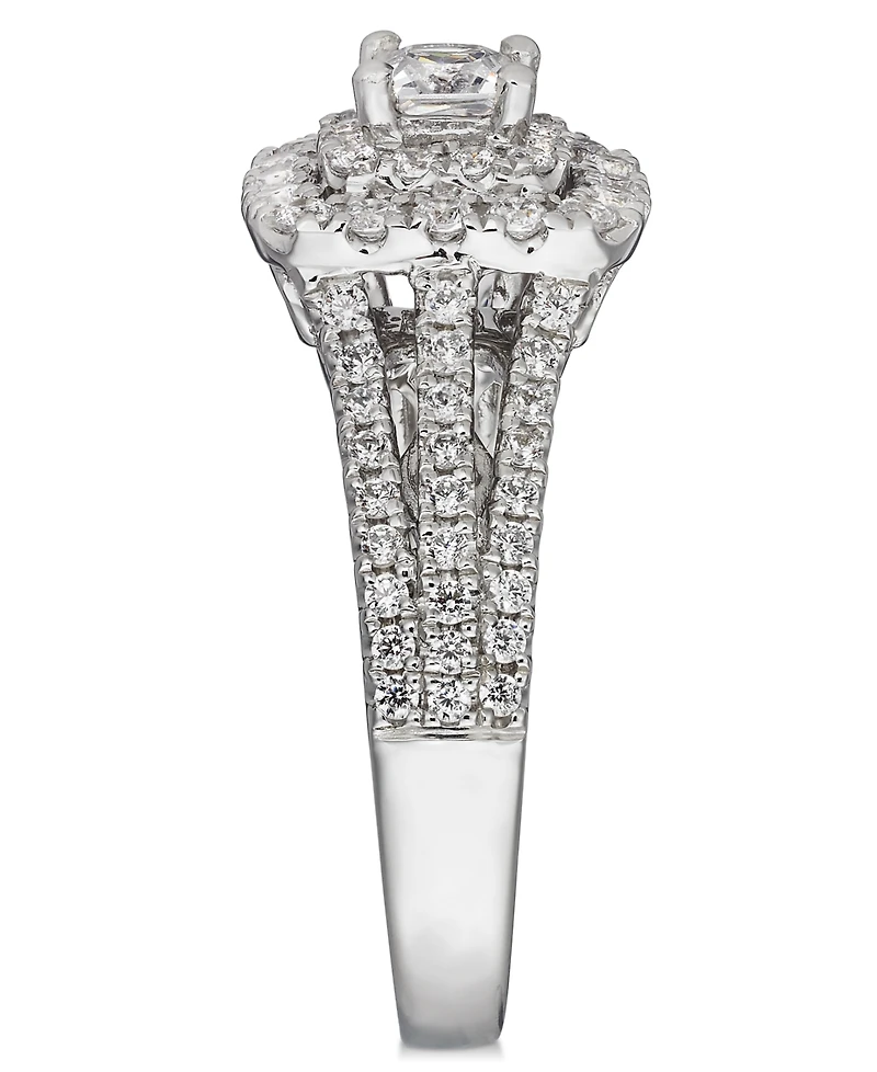 Diamond Princess Cut Engagement Ring (1 ct. t.w.) in 14k White Gold