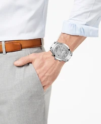 Guess Men's Chronograph Stainless Steel Bracelet Watch 45mm