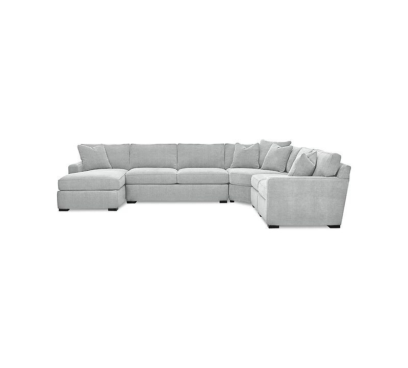 Radley -Piece Fabric Chaise Sectional Sofa