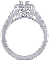 Certified Diamond Bridal Set (2 ct. t.w.) 18k White, Yellow or Rose Gold
