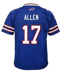 Big Boys and Girls Josh Allen Buffalo Bills Game Jersey