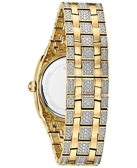 Bulova Men's Two-Tone Stainless Steel & Crystal-Accent Bracelet Watch 40mm