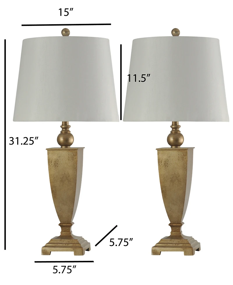StyleCraft Valier Set of 2 Table Lamps