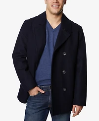Nautica Men's Three-Button Pea Coat