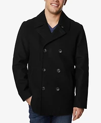 Nautica Men's Three-Button Pea Coat