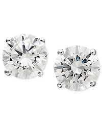 Arabella Cubic Zirconia Stud Earrings 14k Gold