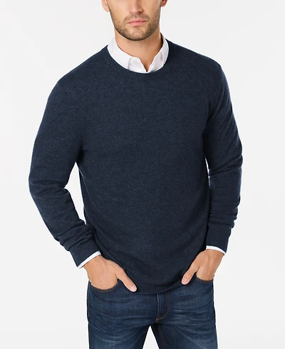 Club Room Men's Crewneck 100% Cashmere Sweater, Macy's Exclusive