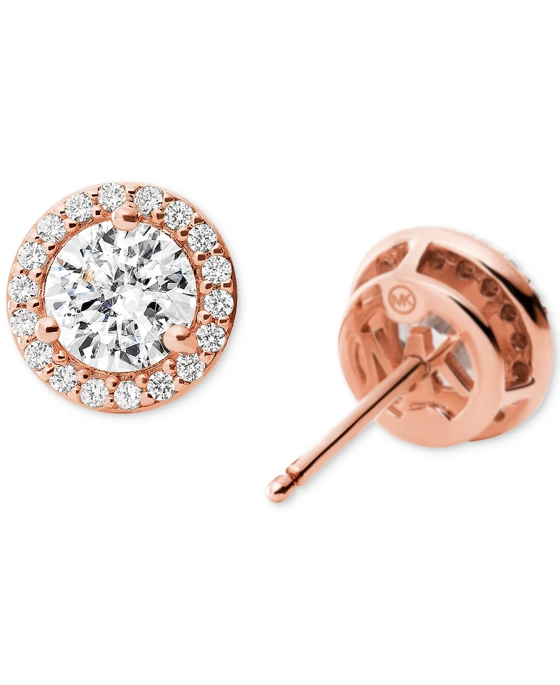 Michael Kors Women's Sterling Silver Pave Studs