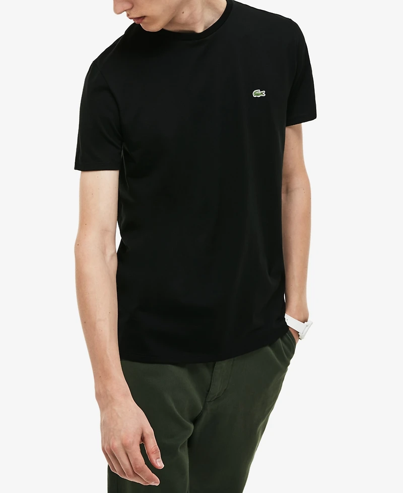 Lacoste Men's Classic Crew Neck Soft Pima Cotton T-Shirt