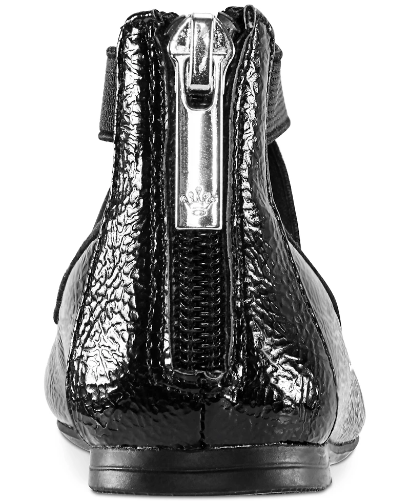 Nina Big Girls Marissa Crisscross Ankle Strap Ballet Flat