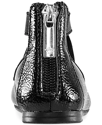 Nina Big Girls Marissa Crisscross Ankle Strap Ballet Flat