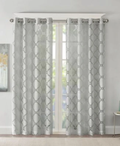 Eden Fretwork Burnout Sheer Curtain Collection