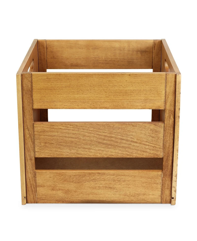 Victrola Wooden Record Crate