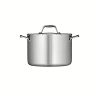 Tramontina Signature 8-Quart Tri-Ply Clad Stainless Steel Stock Pot with Lid