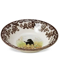 Spode Woodland Black Lab Cereal Bowl