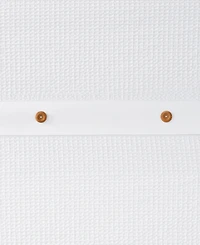 Madison Park Finley Waffle Weave Cotton Shower Curtain, 72" x 72"