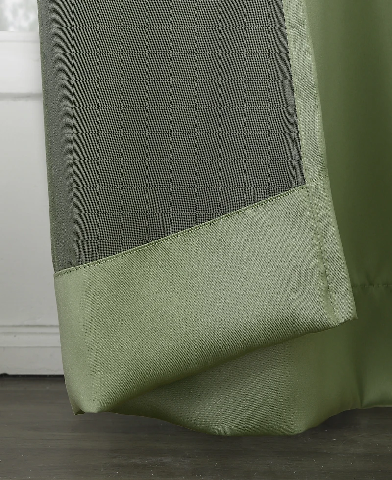 Sun Zero Grant Room Darkening Grommet Sliding Patio Door Curtain Panel