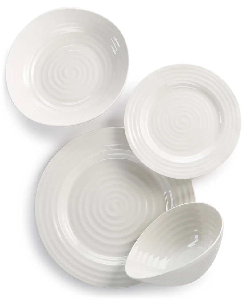 Portmeirion Sophie Conran White 16 Pc. Dinnerware Set, Service for 4, Exclusively at Macy's