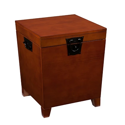 Pyramid Trunk End Table