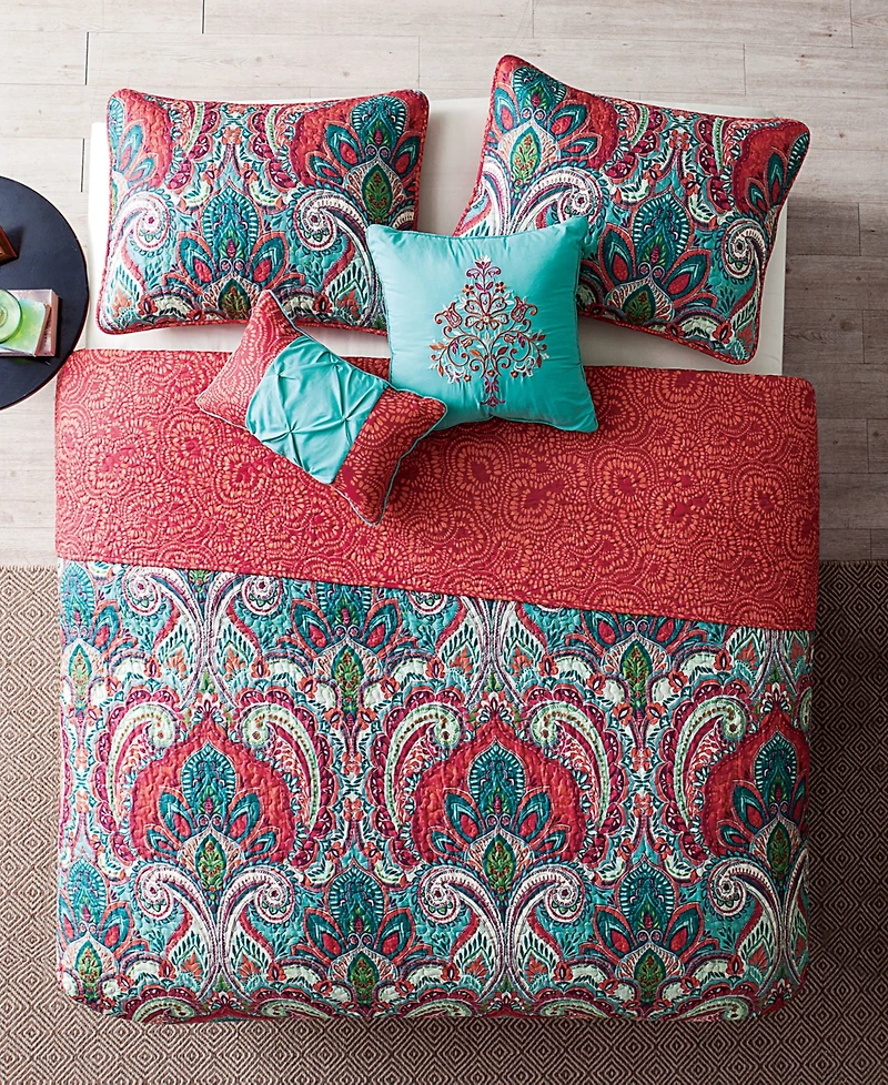 Vcny Home Casa Real Reversible 5-Pc. Quilt Set