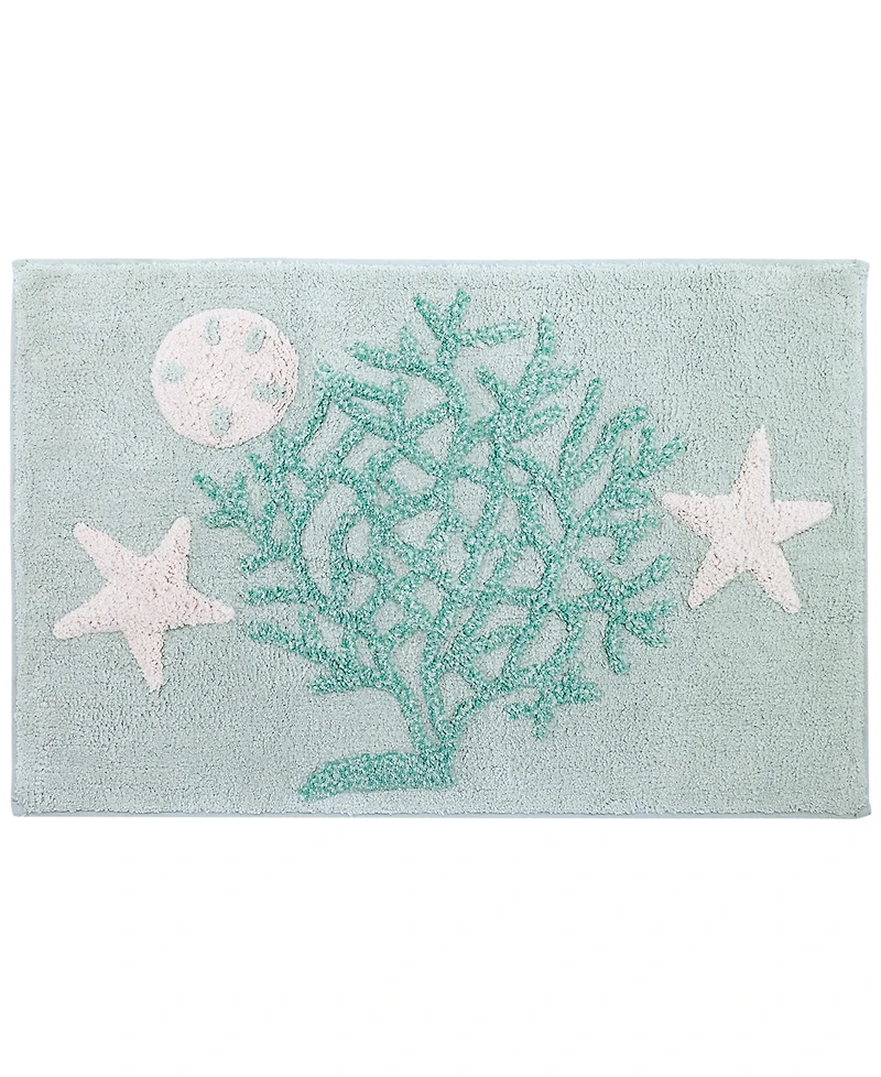 Avanti Beachcomber Seashells Cotton Bath Rug, 20" x 30"