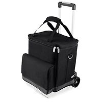 Legacy by Picnic Time Cellar 6-Bottle Wine Carrier & Cooler Tote with Trolley