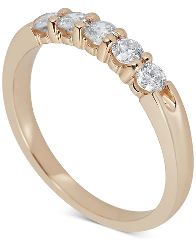 Diamond Five-Stone Ring (1/2 ct. t.w.) 14k White or Yellow Gold