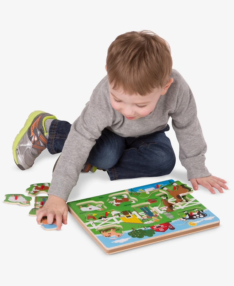 Melissa & Doug Old MacDonald's Farm Sound Puzzle