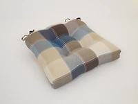 Arlee Home Fashions Harris Plaid 4-Pack Chair Pads