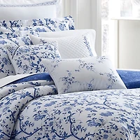 Laura Ashley Charlotte Cotton Reversible 3 Piece Comforter Set, Twin