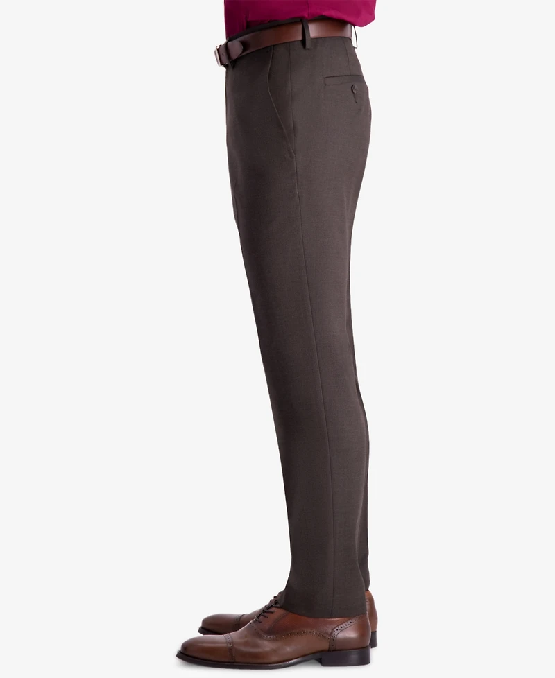 Kenneth Cole Reaction Men's Slim-Fit Stretch Premium Textured Weave Dress Pants