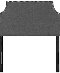 Laura Twin Upholstered Fabric Headboard