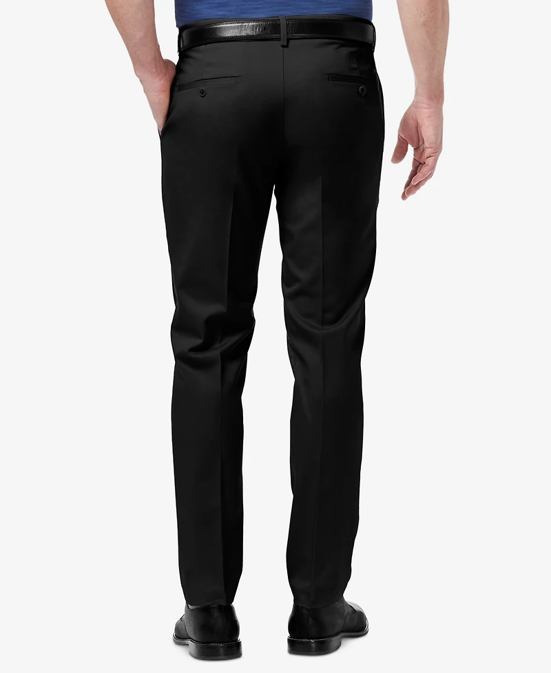 Haggar Men's Premium No Iron Khaki Slim-Fit Flat Front Pants