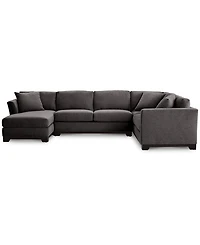 Elliot Ii 138" Fabric 3-Piece Chaise Sleeper Sectional, Created for Macy's