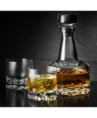 Orrefors Erik Double Old Fashioned Glasses & Decanter Set