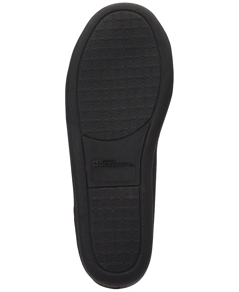 Women's Rebecca Microfiber Velour Closed Back Clog Slippers