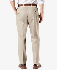 Dockers Men's Signature Lux Cotton Classic Fit Creased Stretch Khaki Pants
