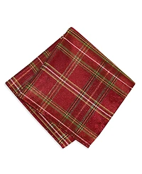 Elrene Shimmering Plaid Napkins, Set of 4