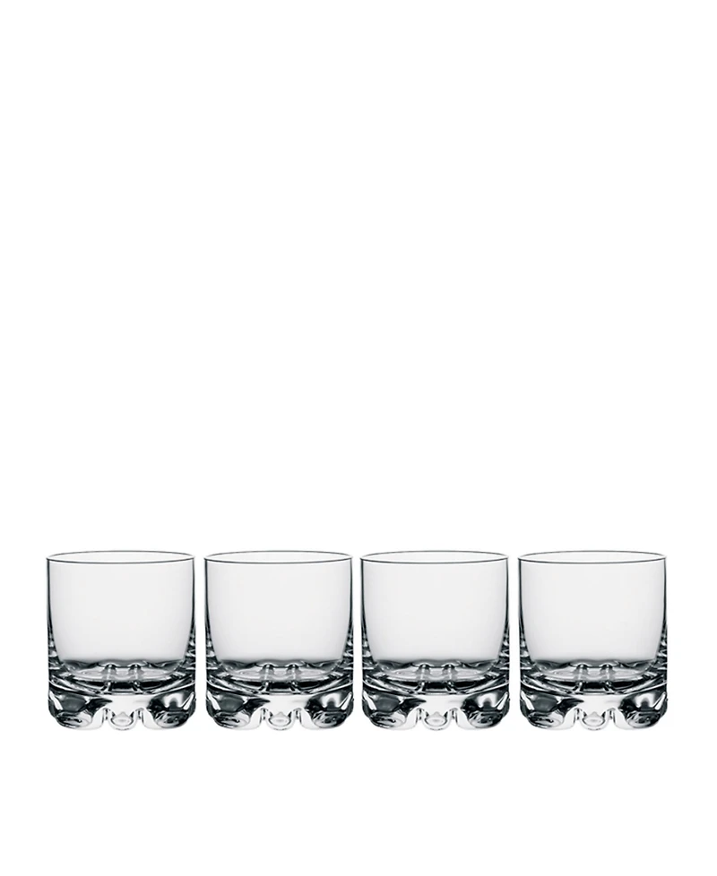 Orrefors Erik Double Old Fashioned Glasses, Set of 4