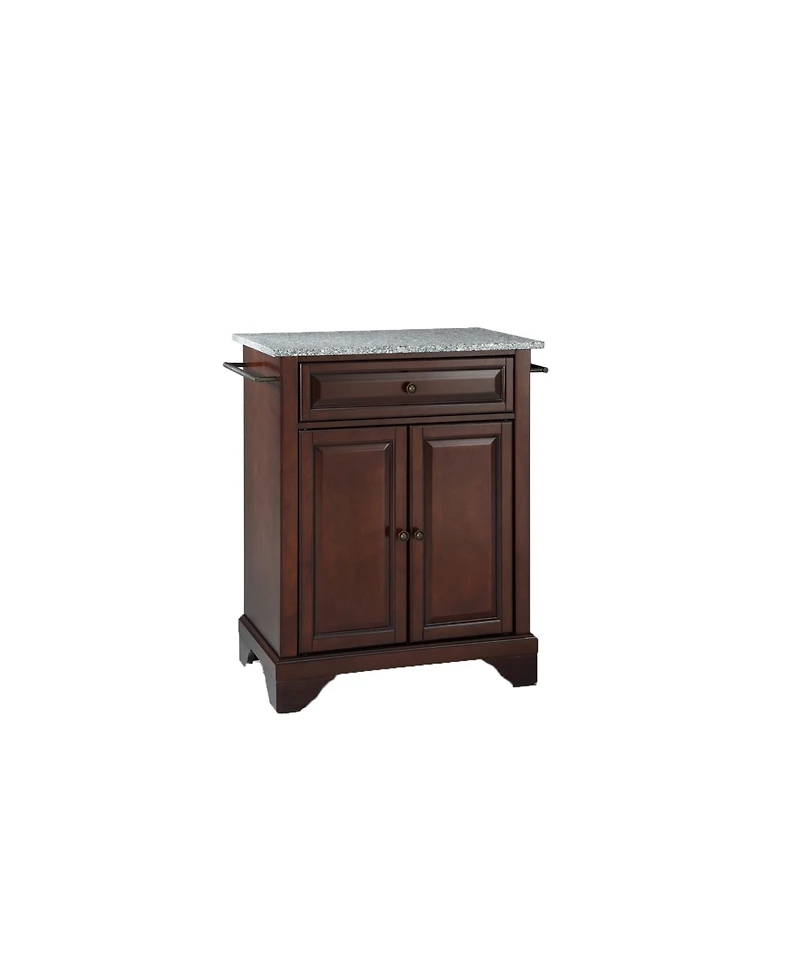 Lafayette Solid Granite Top Portable Kitchen Island