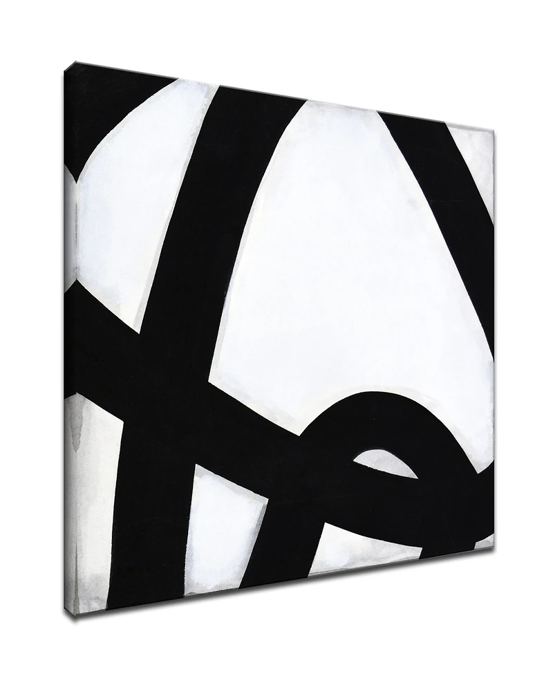 Ready2HangArt, 'Lines Iv' Shape Canvas Wall Art, 30x30"