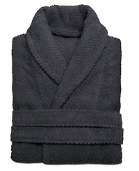 Linum Home Unisex Herringbone Weave Bath Robe