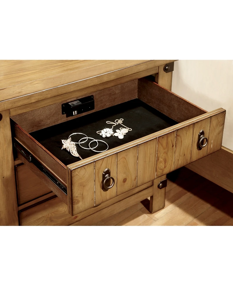 Sesco 3-drawer Nightstand