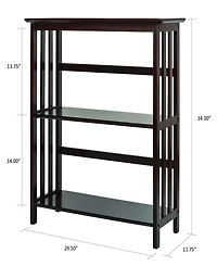Mission Style 5 - Shelf Bookcase