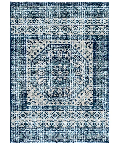 Livabliss Harput Hap-1081 Dark Blue 5'3" x 7'3" Area Rug